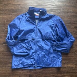 Vintage 90s AEO Sport Windbreaker - Royal Blue Gorpcore Jacket - Men's M